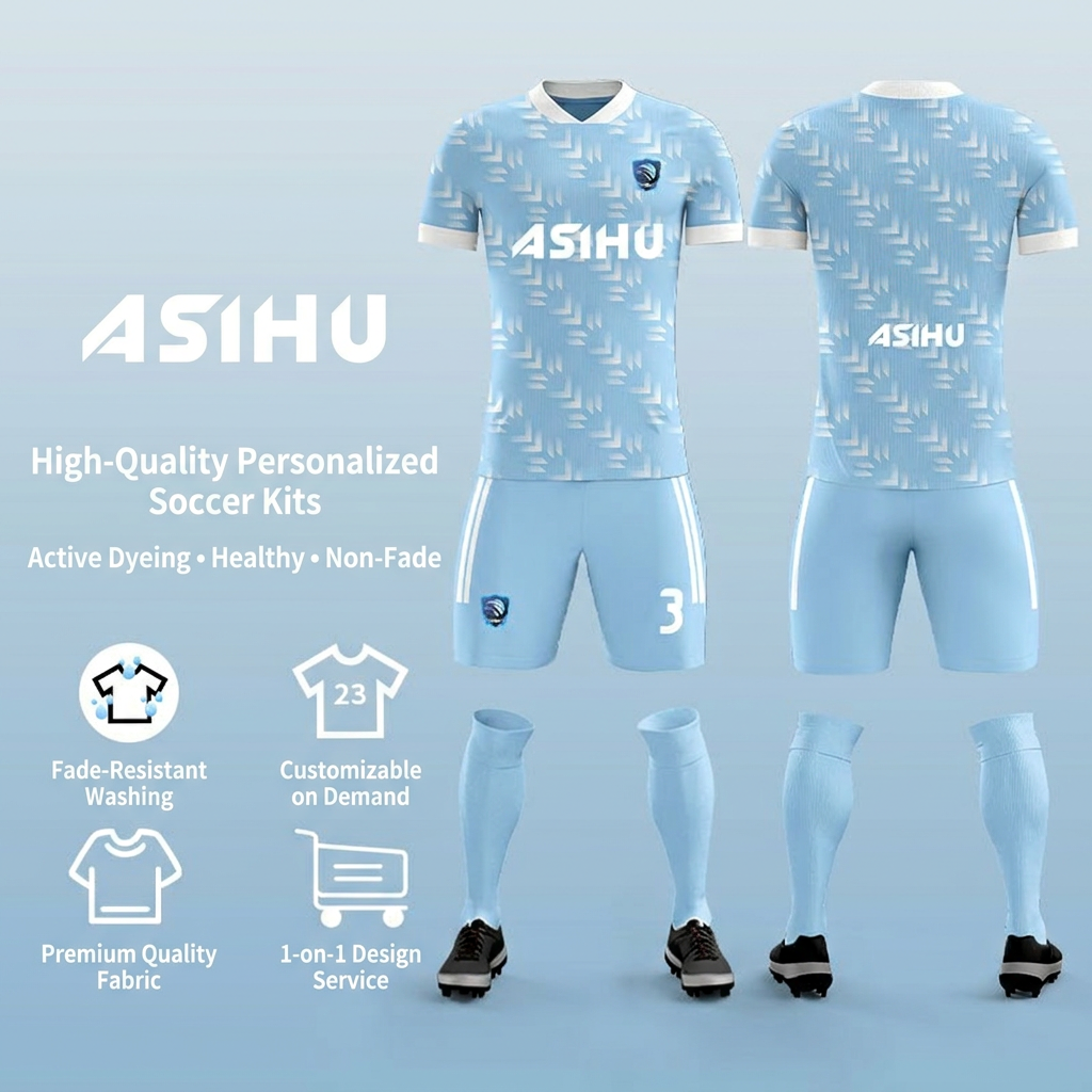 Adult & Youth Custom Soccer Uniforms - Full Set